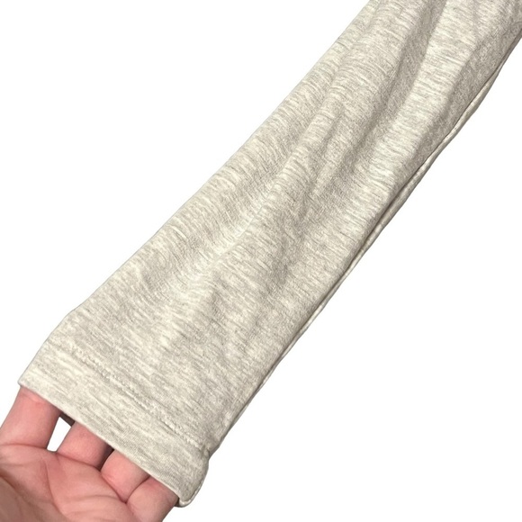 Athleta Vista wrap hoodie sweatshirt in heather gray - Picture 7 of 10